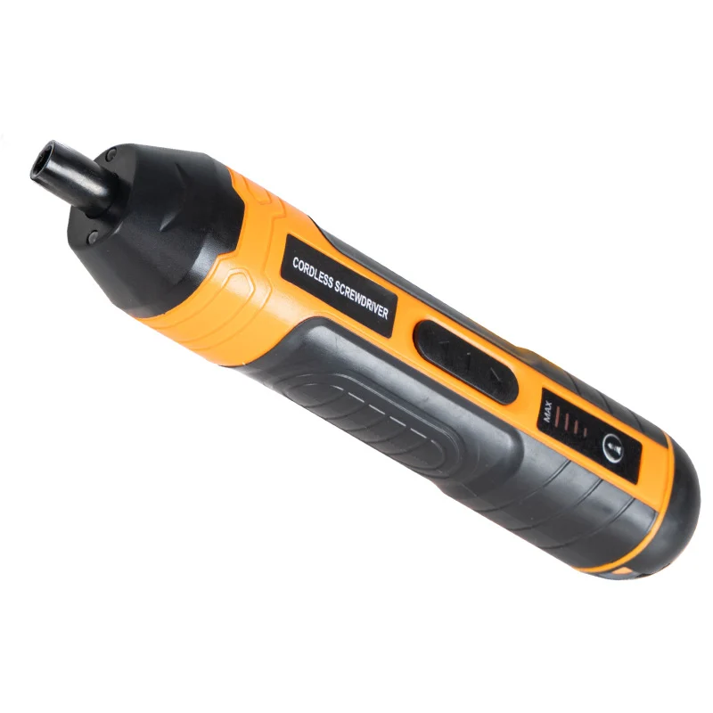 Yellow Straight-handle Lithium-ion Electric Screwdriver With 4 Torque Settings — image 6