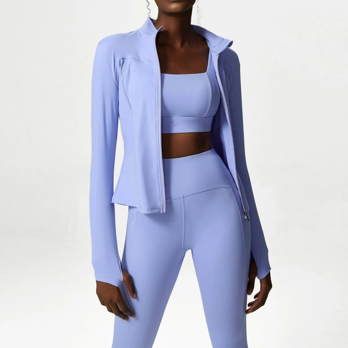 Yoga Fitness Wear Stand-collar Jacket — image 3