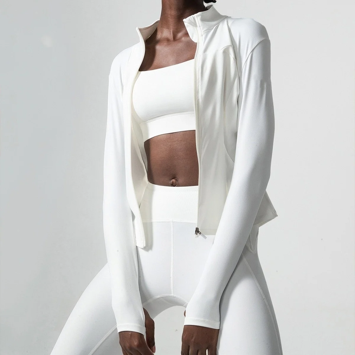 Yoga Fitness Wear Stand-collar Jacket — image 4