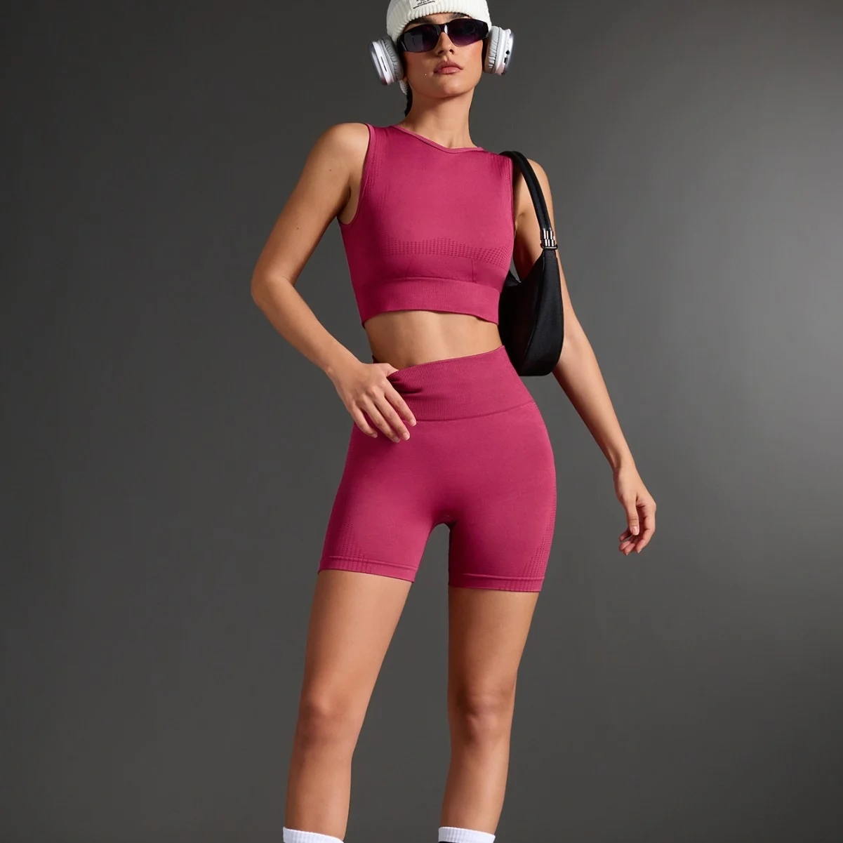 Yoga Shorts Summer Running Tight Sports Women's High-waisted Fitness High Elasticity… — image 4