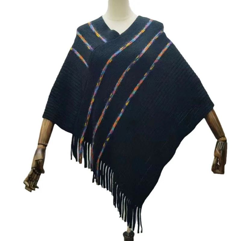 Yunnan Ethnic Style Outerwear Shawl Dali Cape Coat Scarf For Women Travel Photography… — image 4