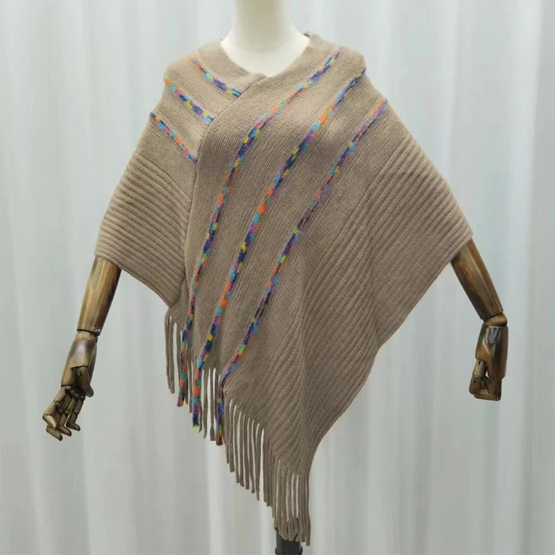 Yunnan Ethnic Style Outerwear Shawl Dali Cape Coat Scarf For Women Travel Photography… — image 6