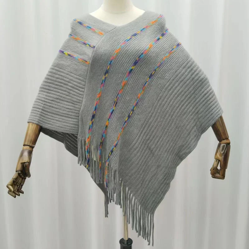 Yunnan Ethnic Style Outerwear Shawl Dali Cape Coat Scarf For Women Travel Photography… — image 5